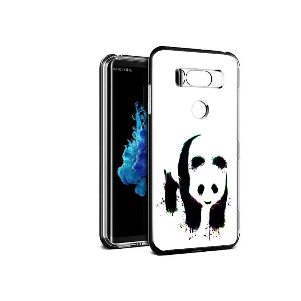 

Чехол MyPads Tocco для LG V30S панда в акварели, Прозрачный, Tocco