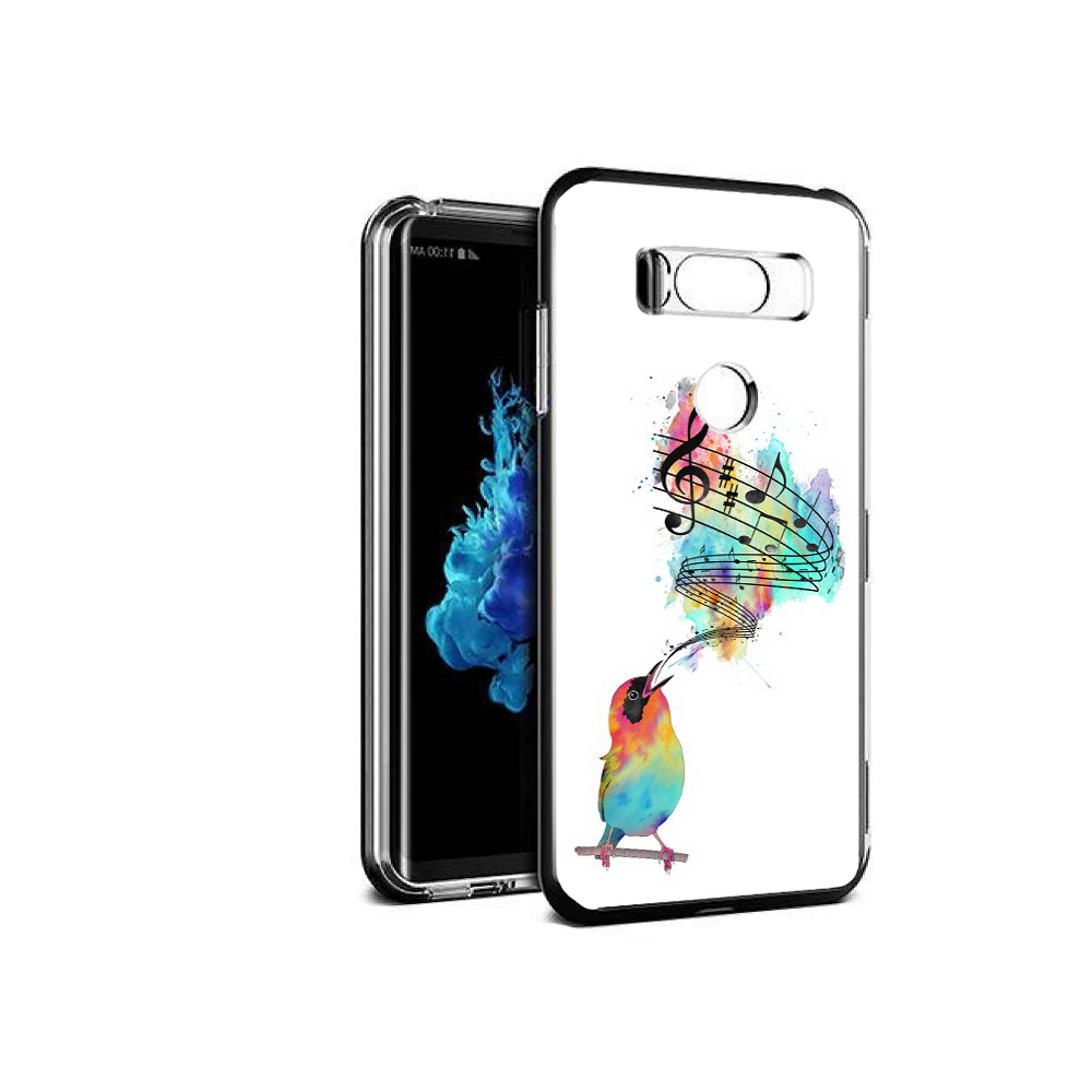 

Чехол MyPads Tocco для LG V30S певчая птичка, Прозрачный, Tocco