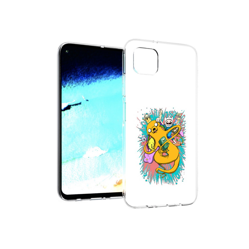 

Чехол MyPads Tocco для Huawei Nova 6 SE время приключений рисунок, Прозрачный, Tocco