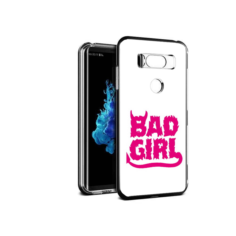

Чехол MyPads Tocco для LG V30S плохая девочка, Прозрачный, Tocco