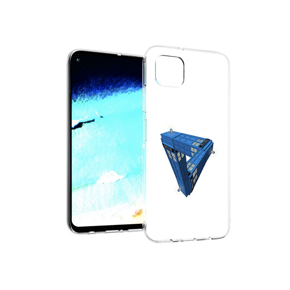 Чехол MyPads Tocco для Huawei Nova 6 SE головолока абстракция