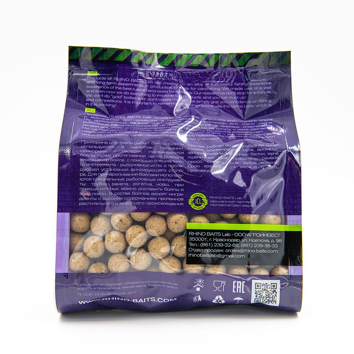 

Бойлы RHINO BAITS насадочные Tiger Nut (тигровый орех), 14 мм, пакет 0,5 кг
