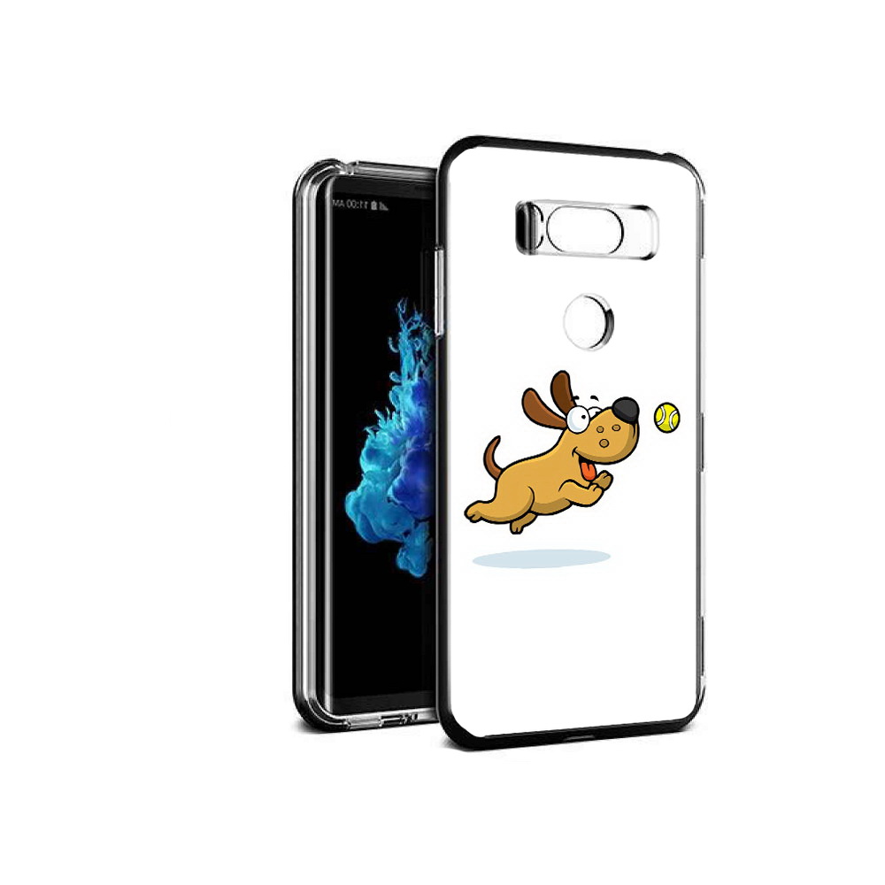 

Чехол MyPads Tocco для LG V30S пёсик, Прозрачный, Tocco