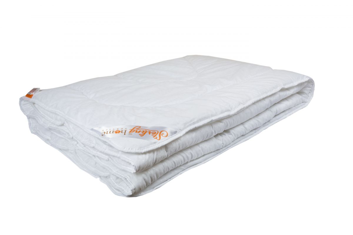 Одеяло Sterling Home Textile Лебяжий пух лёгкое микрофибра 140х205 2601₽