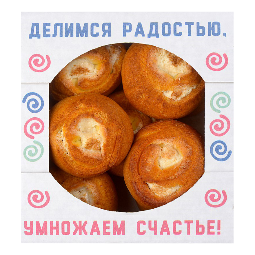 

Плюшки Лихачевский кондитерский комбинат Изысканные с творожным десертом и корицей 400 г