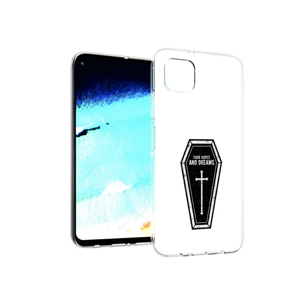 

Чехол MyPads Tocco для Huawei Nova 6 SE гроб с мечтами, Прозрачный, Tocco