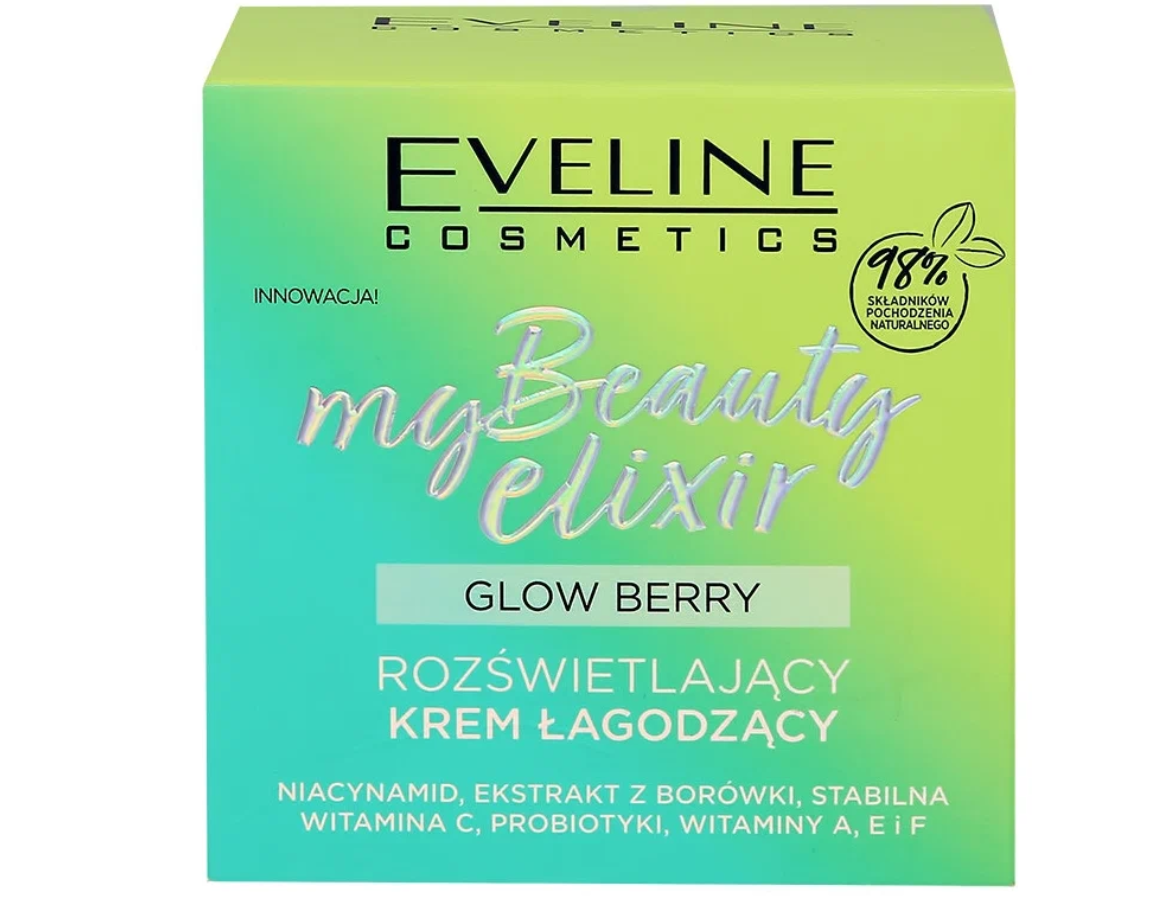 Крем для лица Eveline Cosmetics Vitamin C успокаивающий с эффектом сияния 50 мл