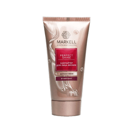 фото Хайлайтер для лица markell, perfect shine bronze, 30 мл