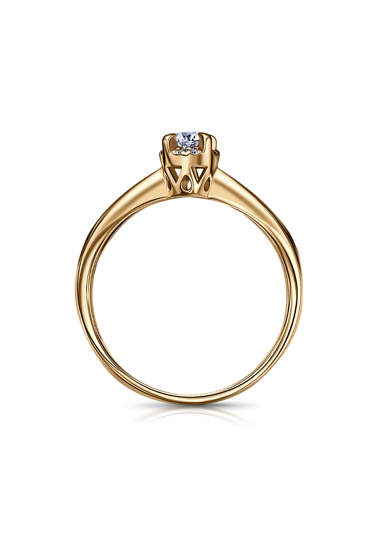 

Кольцо из золота р.  Kari Jewelry К132-2944, фианит, К132-2944