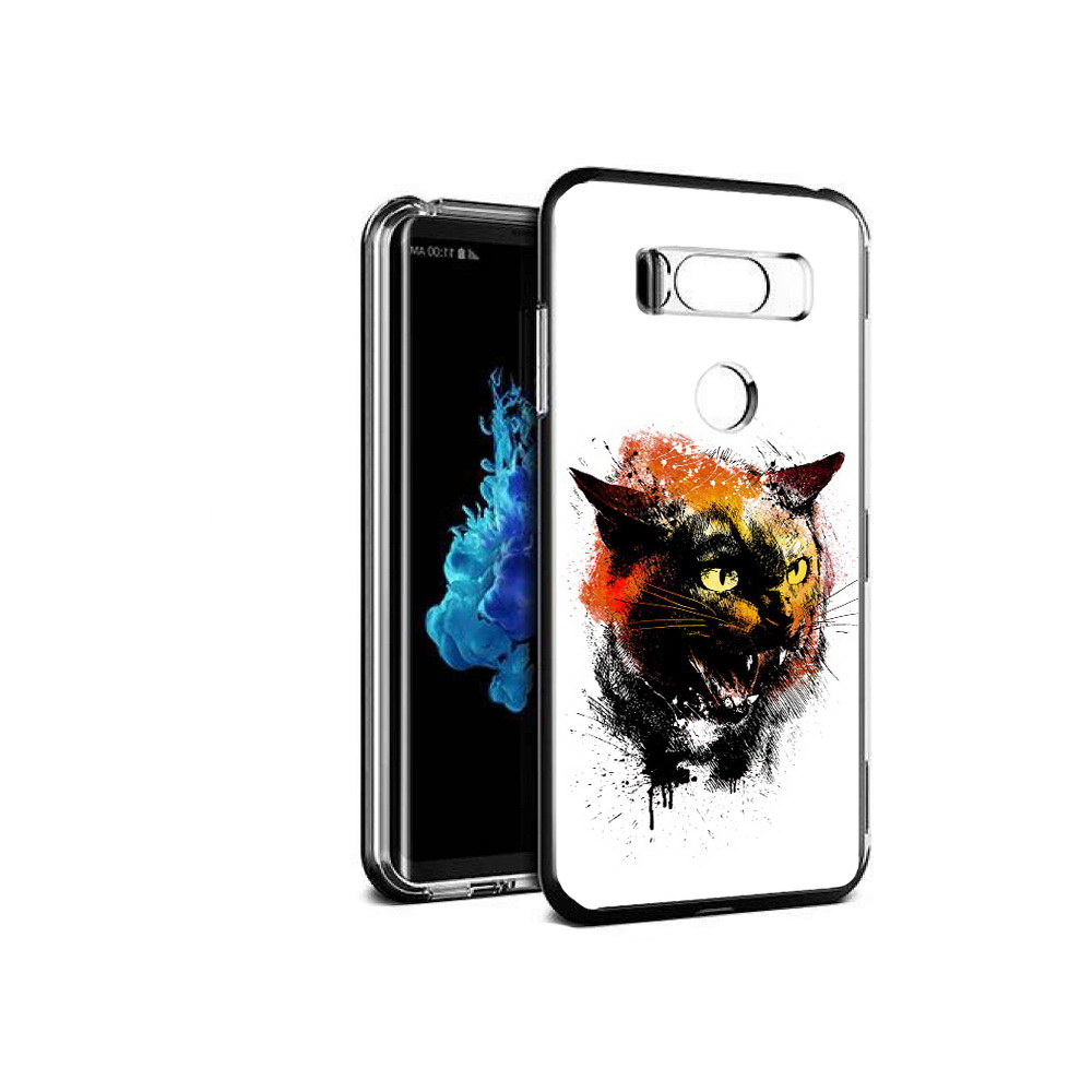 

Чехол MyPads Tocco для LG V30S сиамский кот, Прозрачный, Tocco