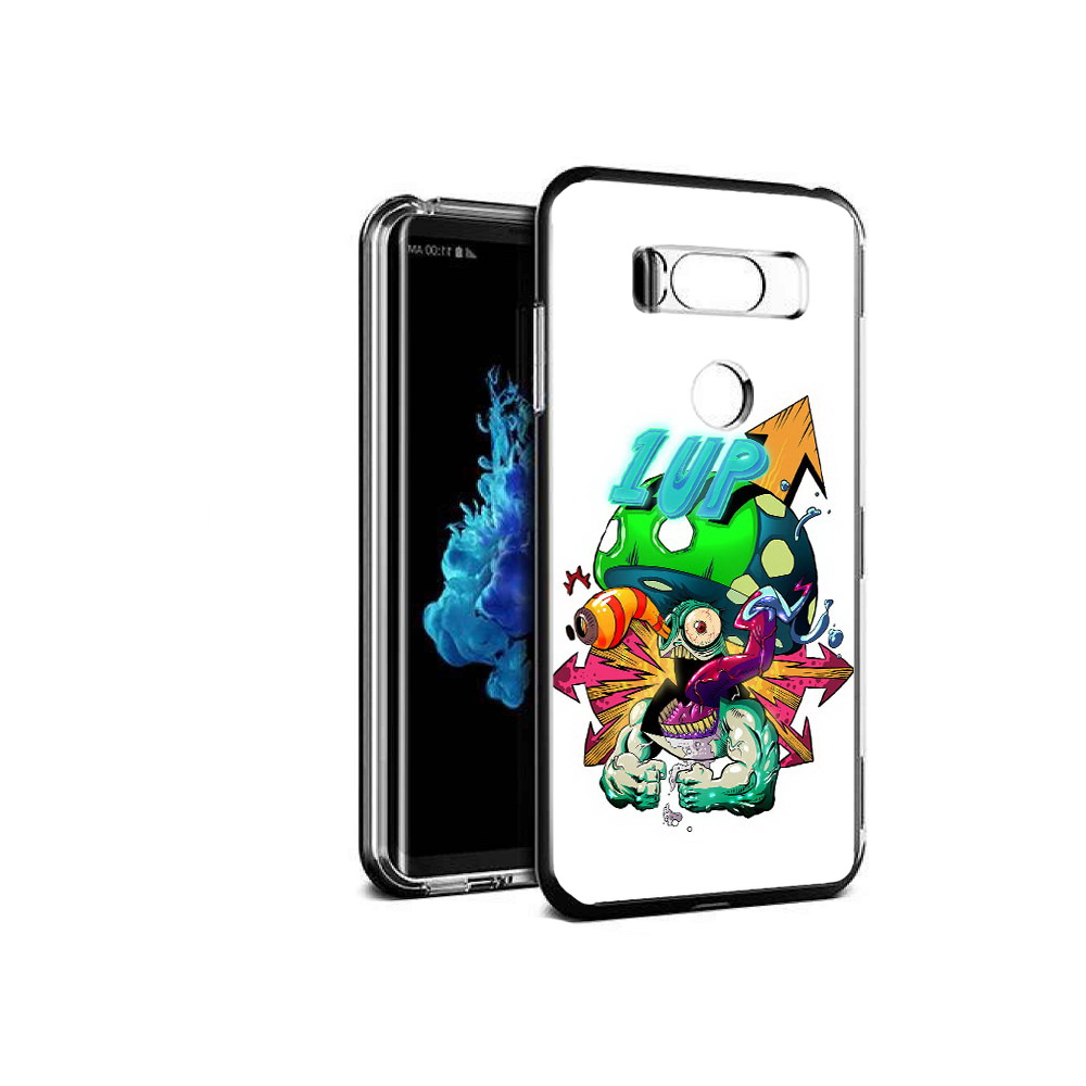

Чехол MyPads Tocco для LG V30S сильный гриб абстракция, Прозрачный, Tocco