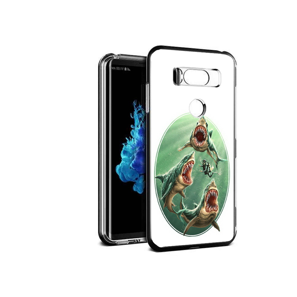 

Чехол MyPads Tocco для LG V30S синяя бездна, Прозрачный, Tocco