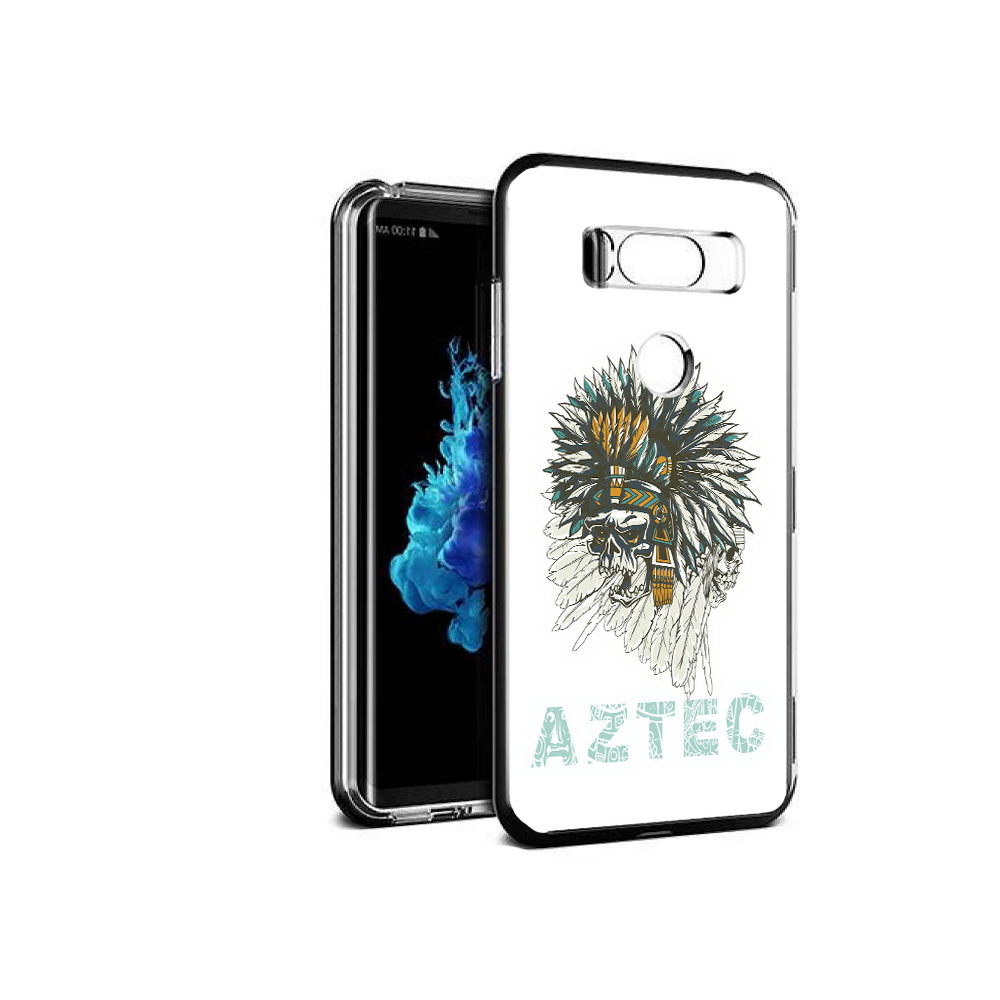 

Чехол MyPads Tocco для LG V30S скелет индеец, Прозрачный, Tocco