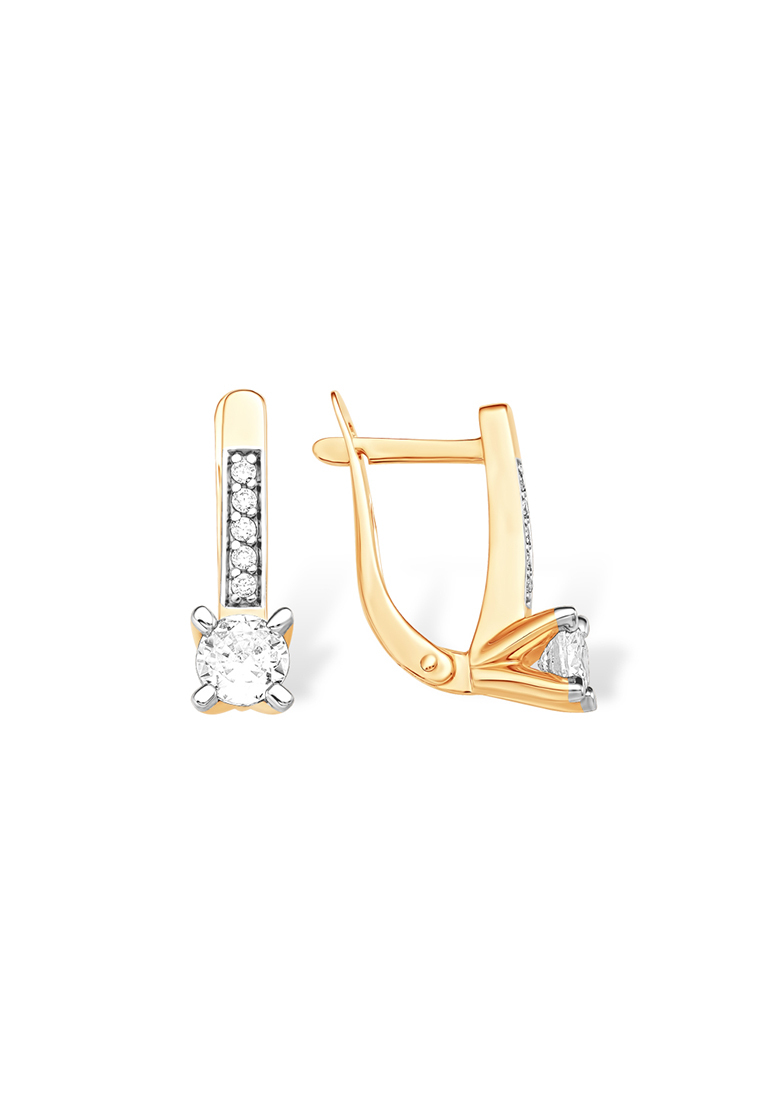 

Серьги из красного золота Kari Jewelry С13218345, фианит, С13218345