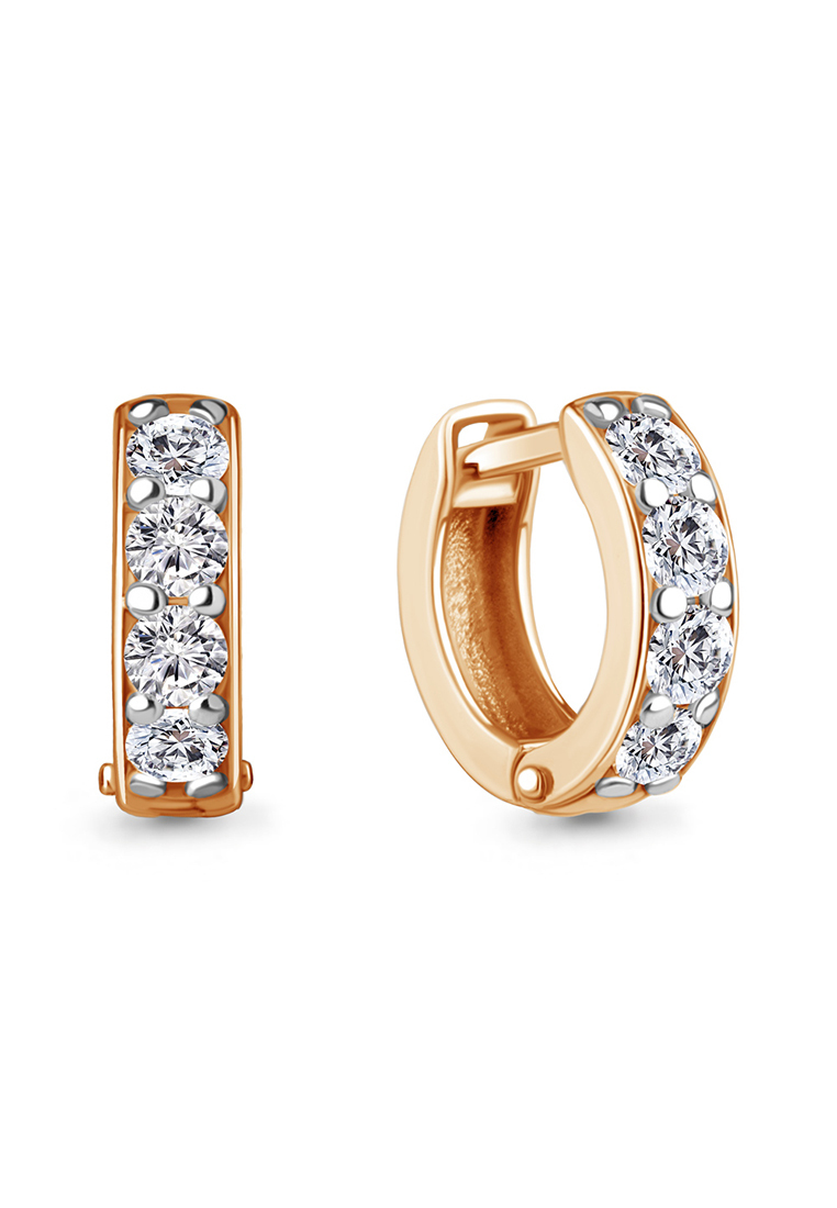 

Серьги из красного золота Kari Jewelry 49447А.1, фианит, 49447А.1