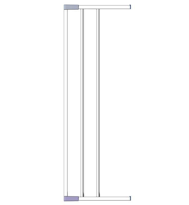фото Дополнительная секция к воротам безопасности белый 18см clippasafe