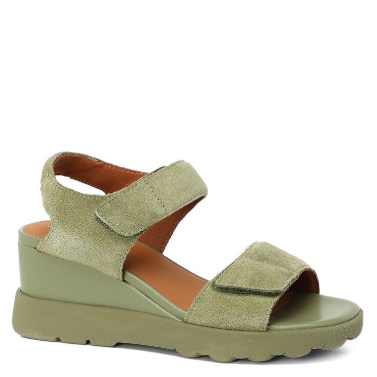 Босоножки женские GEOX D35G0C зеленые 36 EU 6890₽