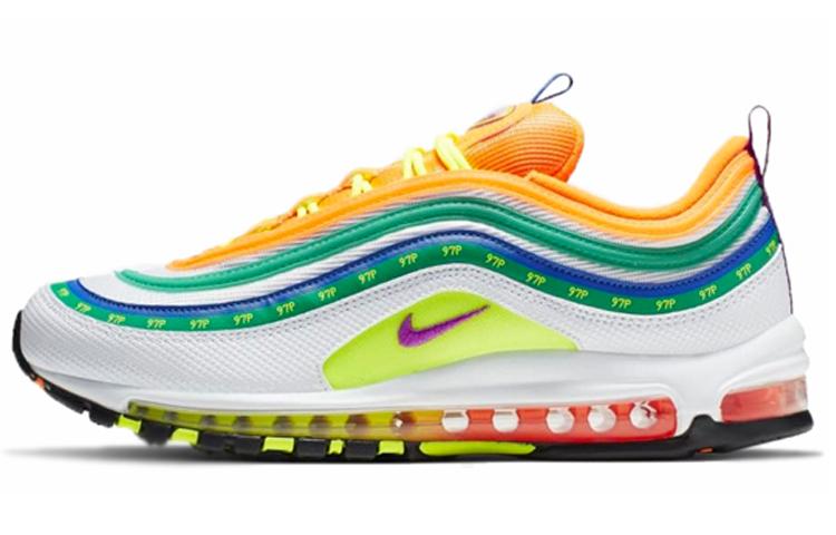 

Кроссовки унисекс Nike Air Max 97 On Air London Summer of Love белые 37.5 EU, Белый, Air Max 97 On Air London Summer of Love