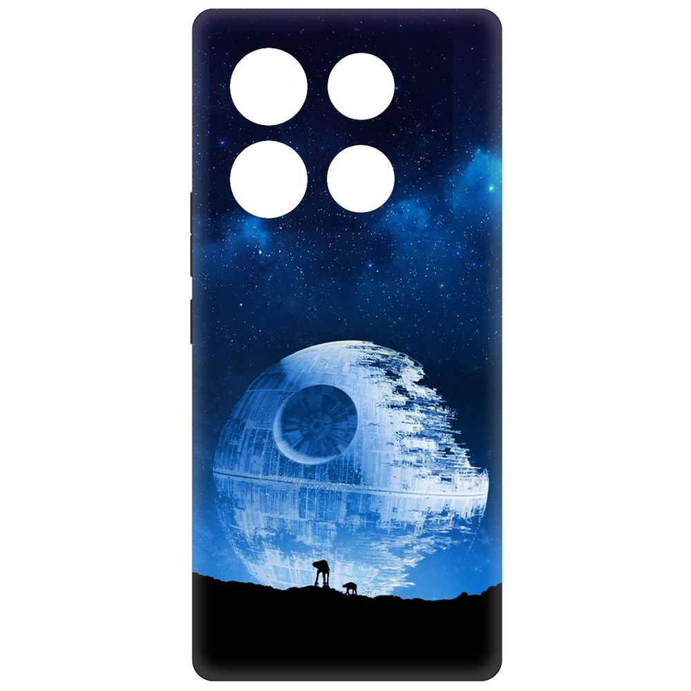 

Чехол-накладка Krutoff Soft Case Звездные Войны. Звезда смерти для INFINIX Note 40 Pro 5G, Черный