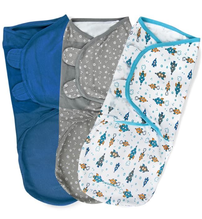 

Конверт на липучке swaddleme, (3 шт.), размер l, супер звезда, SwaddleMe