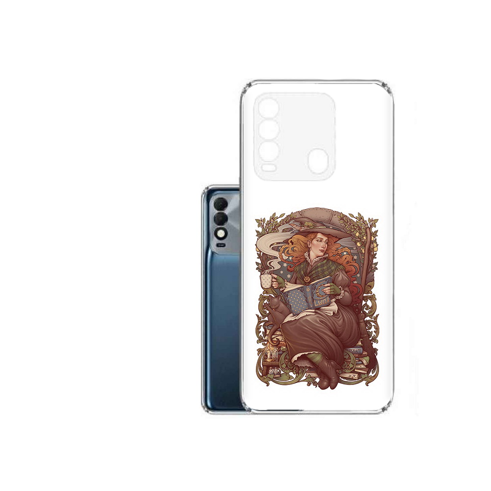 

Чехол MyPads Tocco для Tecno Spark 8 Женские_126, Прозрачный, Tocco