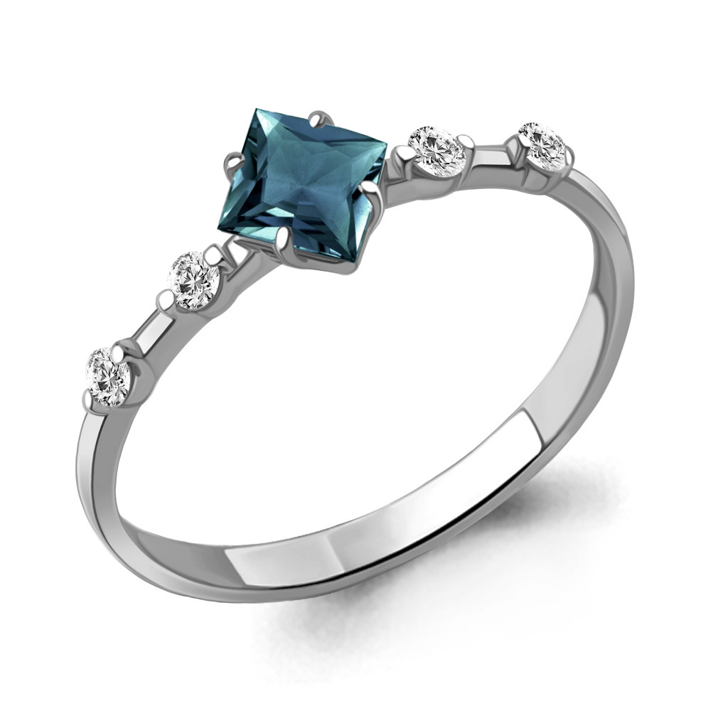 

Кольцо из серебра р. 16 AQUAMARINE 6778908А_925_р, 6778908А_925_р