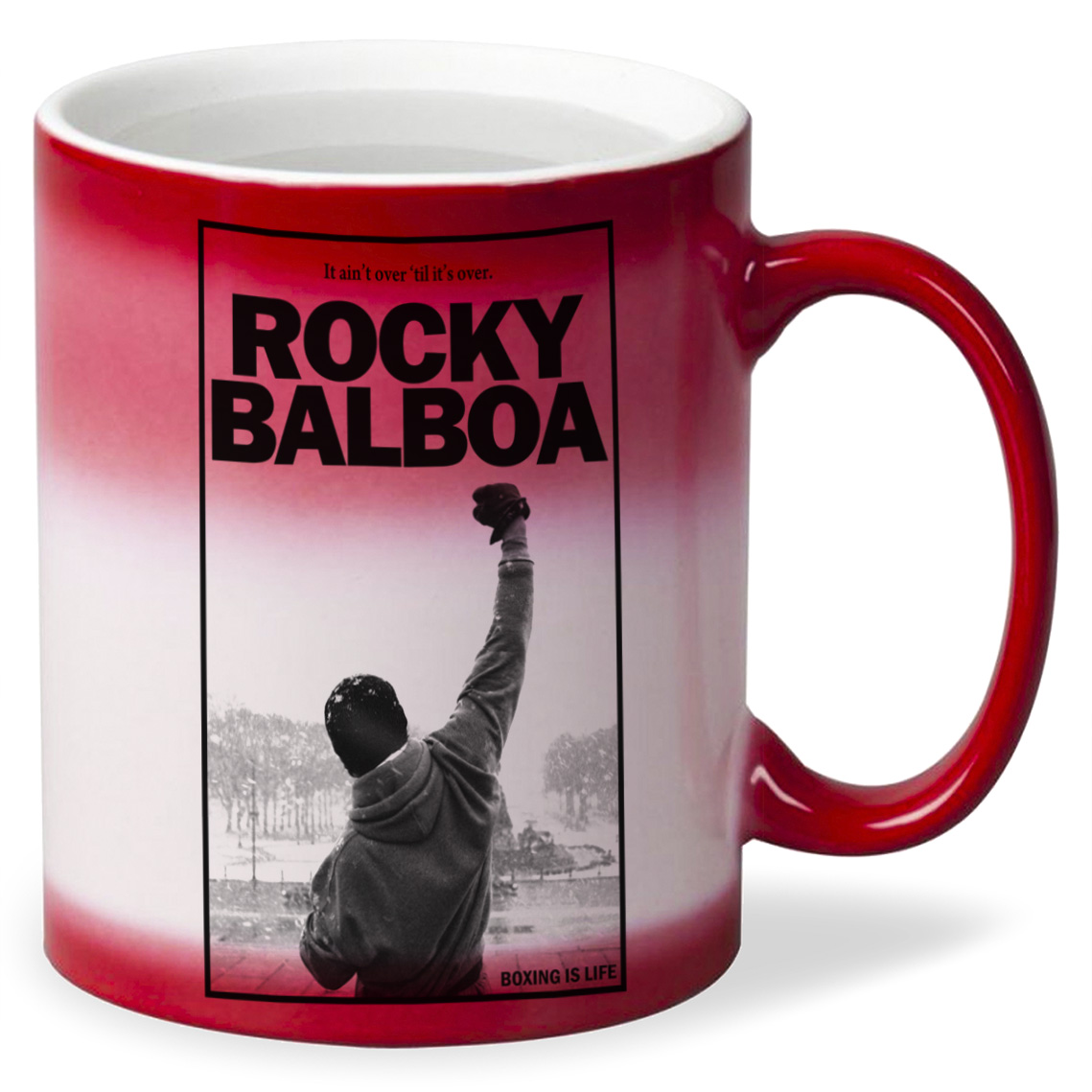 фото Кружка хамелеон красный coolpodarok rocky balboa