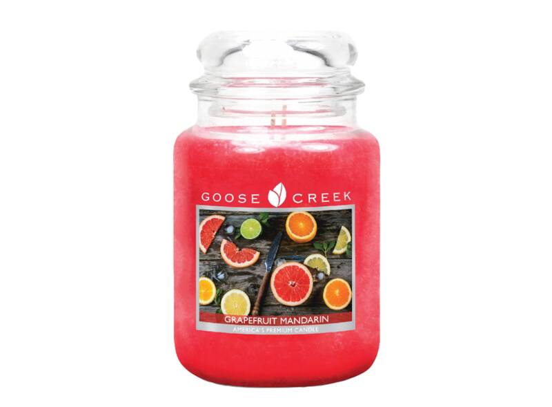 

Ароматическая свеча GOOSE CREEK Grapefruit Mandarin 150ч ES26348-vol, Красный, ES26348-vol