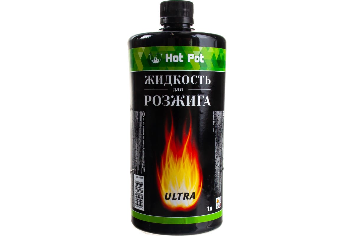 Жидкость для розжига Hot Pot ULTRA углеводородная, 1 л 61384