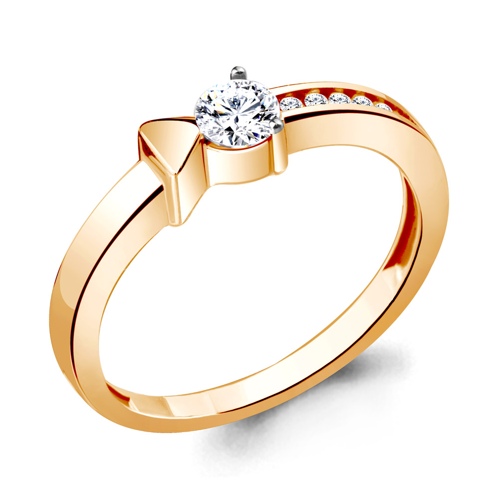 

Кольцо из серебра р.  AQUAMARINE 66648А_925_з, 66648А_925_з