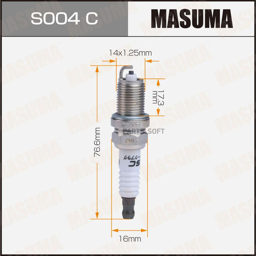 

MASUMA Свеча зажигания MASUMA NICKEL BKR5EYA-11 (2526)