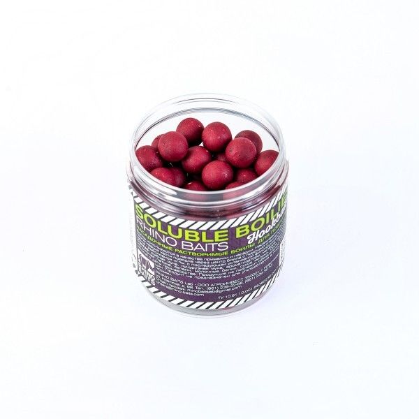 

Бойлы RHINO BAITS насадочные Kraken - (кальмар и фрукты), 14 мм, банка 150 гр,