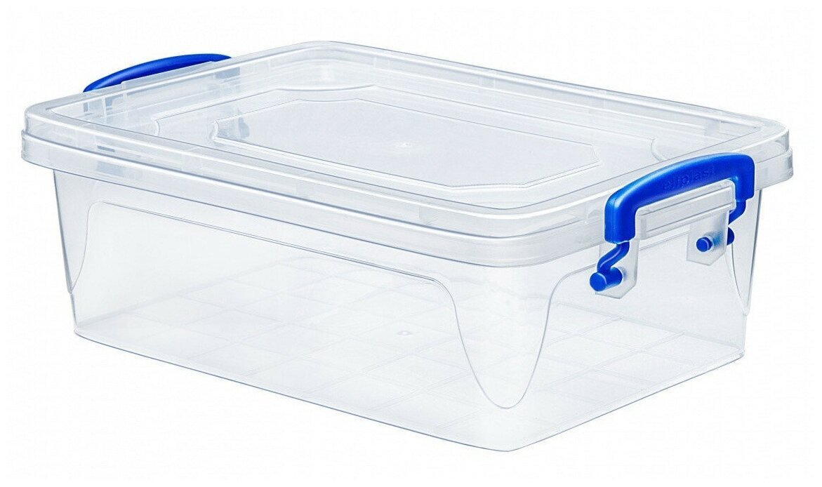 фото Elfplast контейнер fresh box slim 6 л, 23.5x35.5 см, прозрачный demar