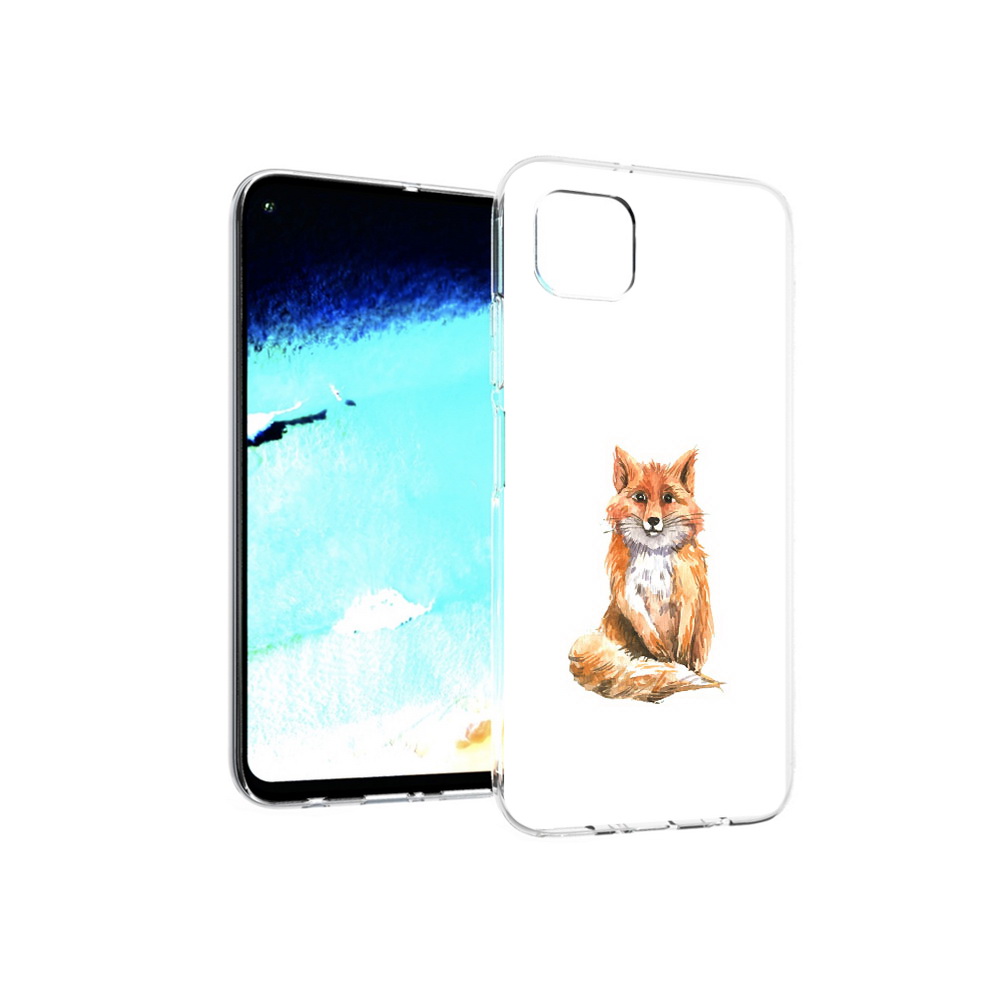 

Чехол MyPads Tocco для Huawei Nova 6 SE детская лиса, Прозрачный, Tocco