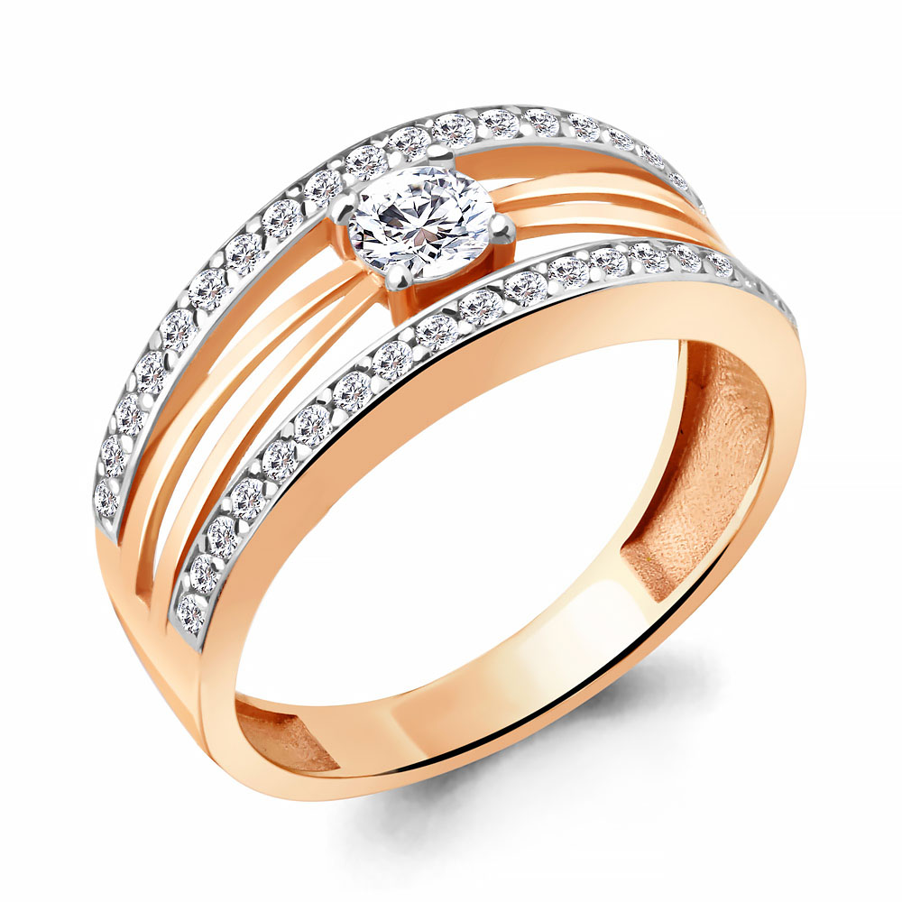 

Кольцо из серебра р. 21,5 AQUAMARINE 67225А_925_з, 67225А_925_з