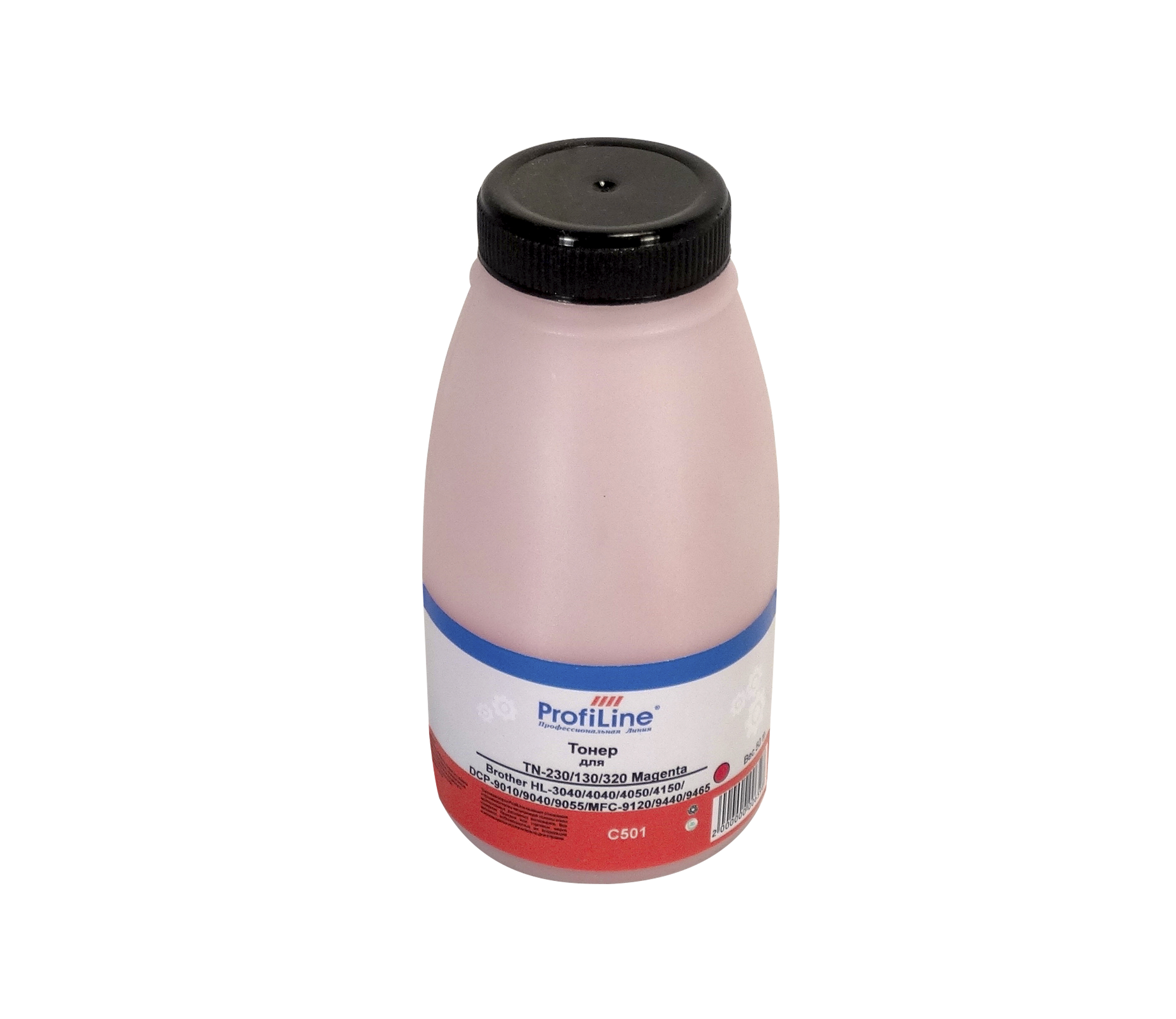 

Тонер Profiline TN-230/130/320 Magenta, Черный, TN-230/130/320 Magenta для Brother HL-3040/4040/4050/4150/DCP-9010/9040/9055/MFC-9120/9440/9465 50 гр (C501)
