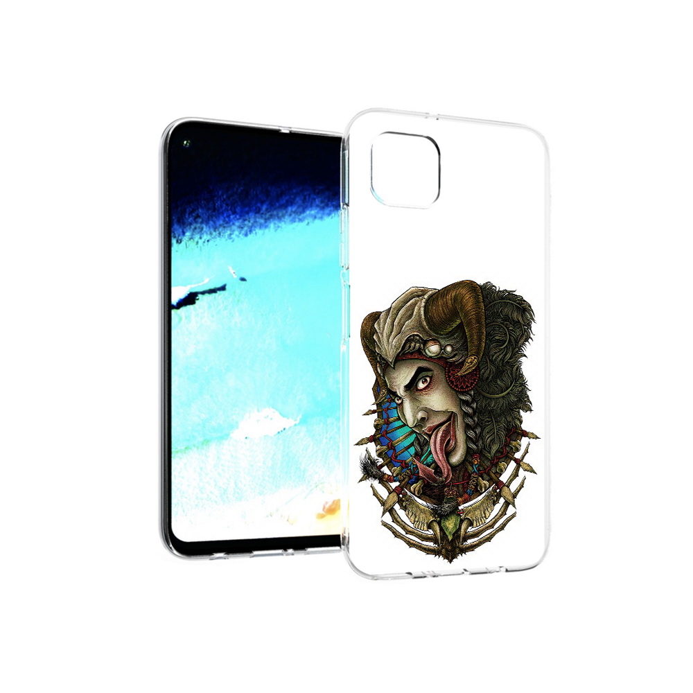 

Чехол MyPads Tocco для Huawei Nova 6 SE длинный язык, Прозрачный, Tocco