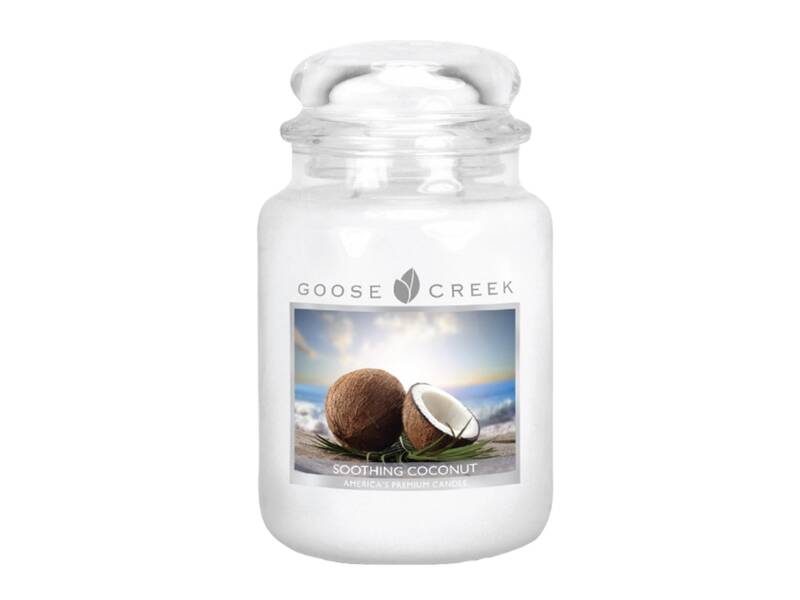 

Ароматическая свеча GOOSE CREEK Soothing Coconut 150ч ES26202-vol, Белый, ES26202-vol