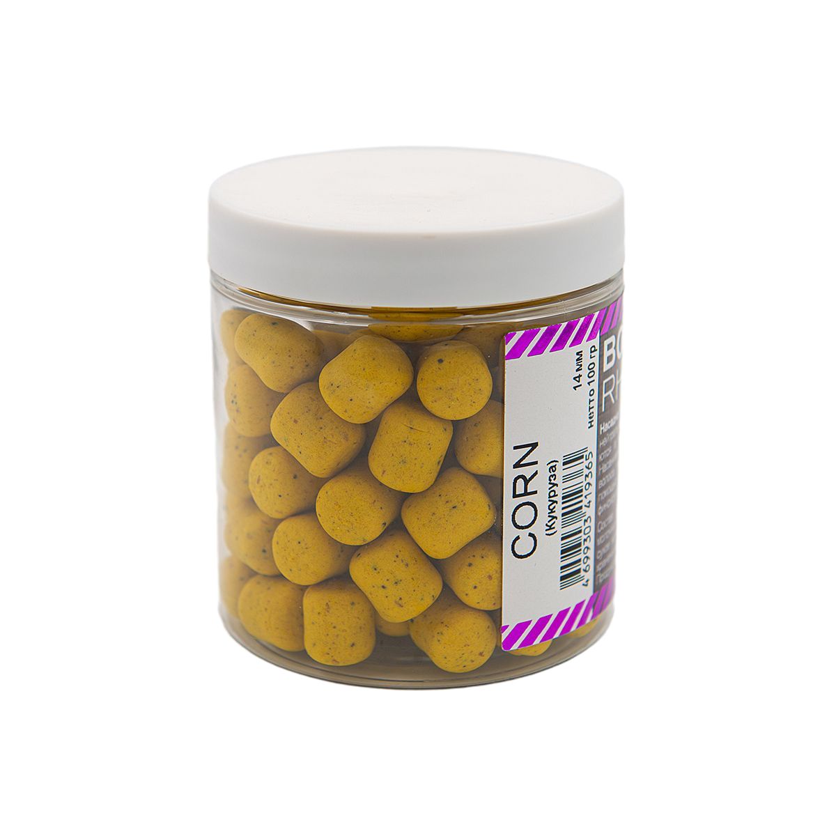 

Бойлы RHINO BAITS Balanced Wafters Corn (кукуруза), 8мм, 60грамм