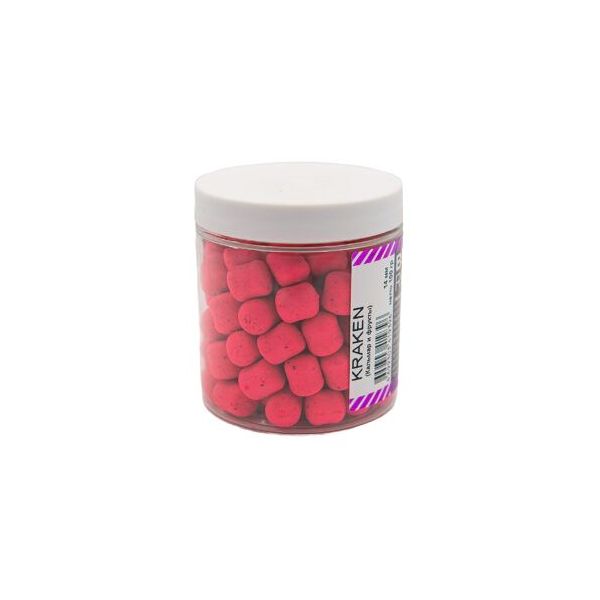

Бойлы RHINO BAITS Balanced Wafters Kraken(кальмар и фрукты),8мм, банка 60гр,