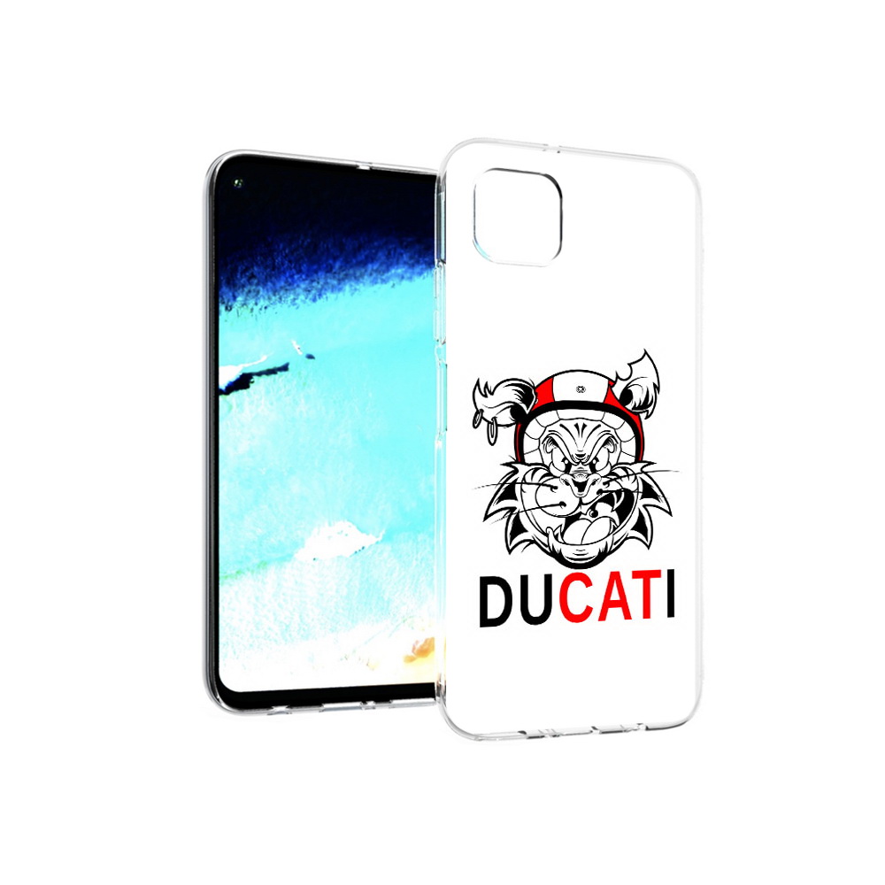 

Чехол MyPads Tocco для Huawei Nova 6 SE дукати, Прозрачный, Tocco