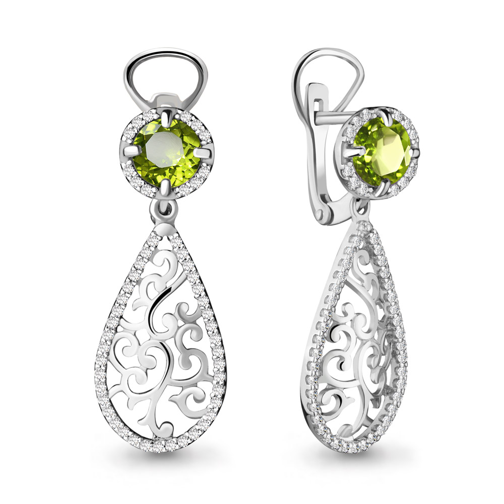 

Серьги из серебра 4437107А_925_р, 4437107А_925_р