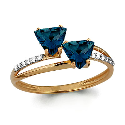 

Кольцо из серебра р. , AQUAMARINE 6532608А_925_з, 6532608А_925_з