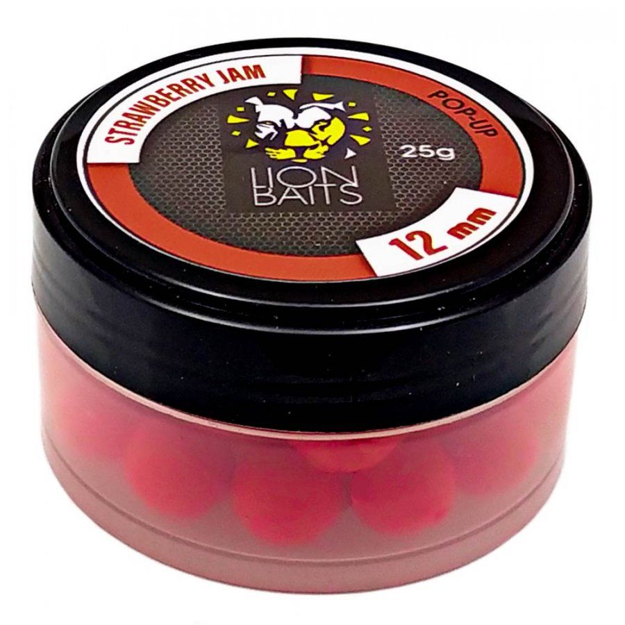 LION BAITS бойл (pop-up) 12 мм STRAWBERRY JAM 25гр