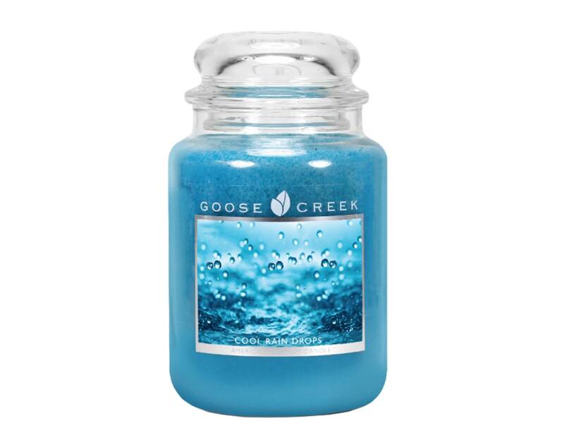 

Ароматическая свеча GOOSE CREEK Cool Rain Drops 150ч ES24621-vol, Синий, ES24621-vol