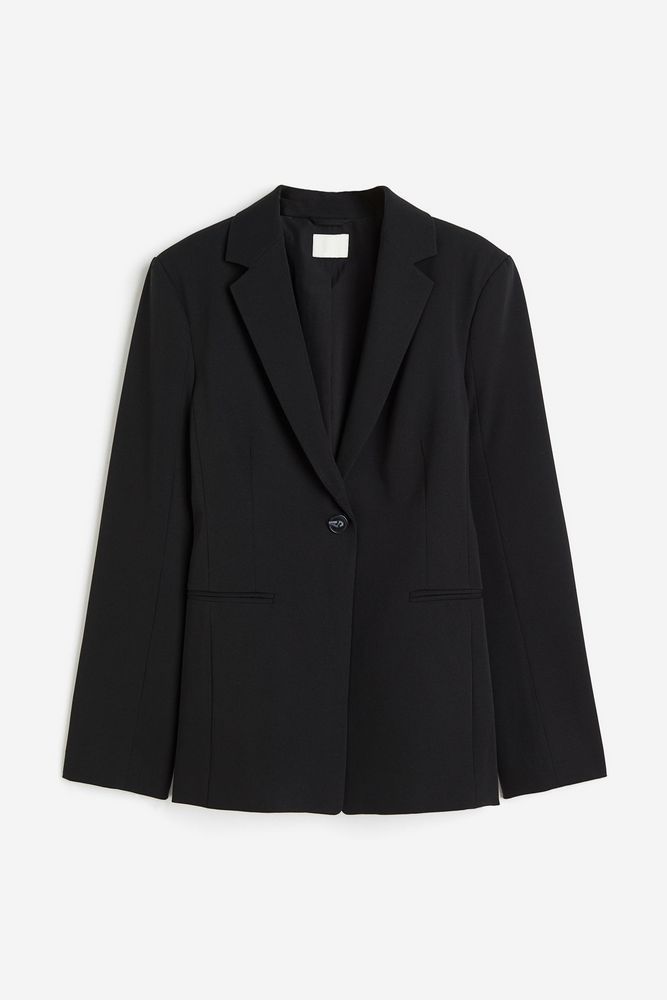 

Пиджак женский H&M 1209024 черный 48 EU, 1209024