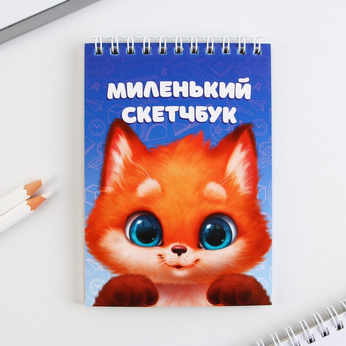 

Скетчбук ArtFox А6, 40 л. 100 г/м Лисичка