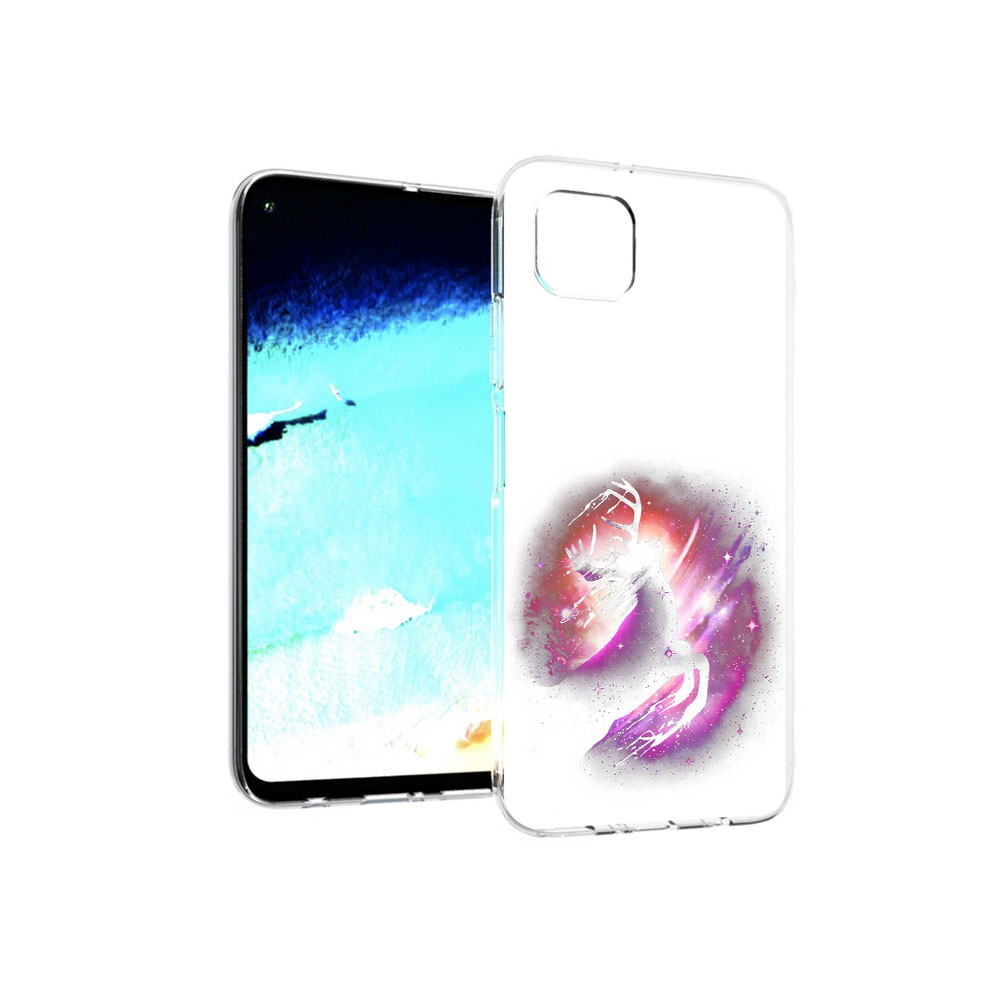 

Чехол MyPads Tocco для Huawei Nova 6 SE звездный олень, Прозрачный, Tocco
