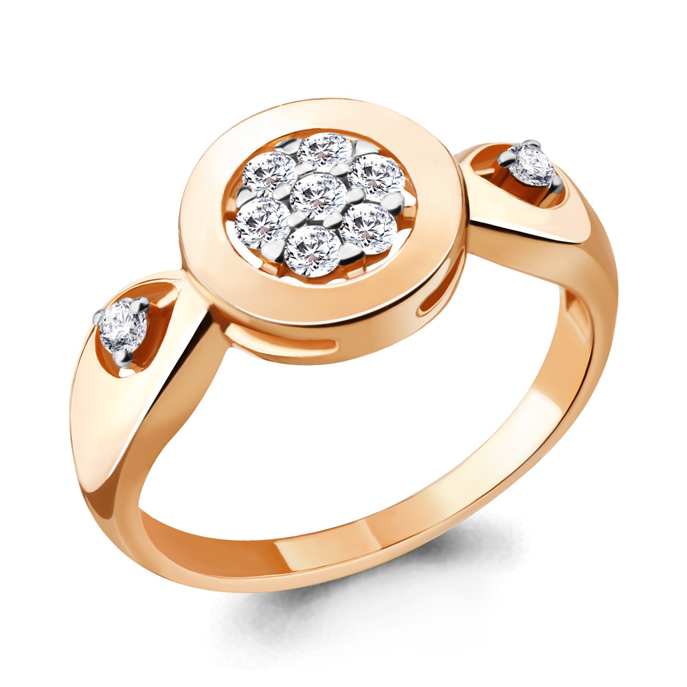 

Кольцо из серебра р. , AQUAMARINE 68526А_925_з, 68526А_925_з