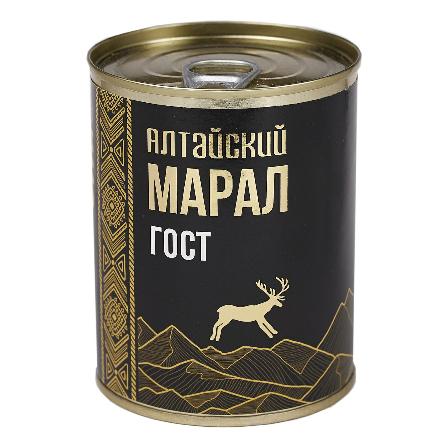 Оленина тушеная Алтайская Серия мясо марала 338 г